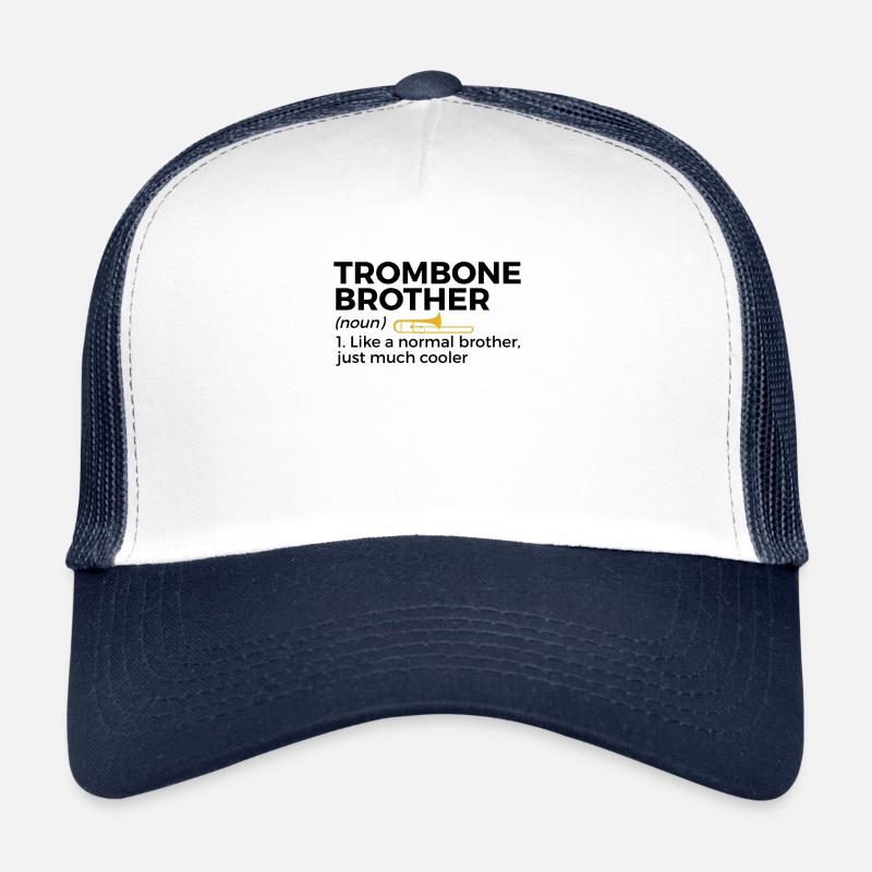 Posaune Musiker Blasmusik Trucker Cap