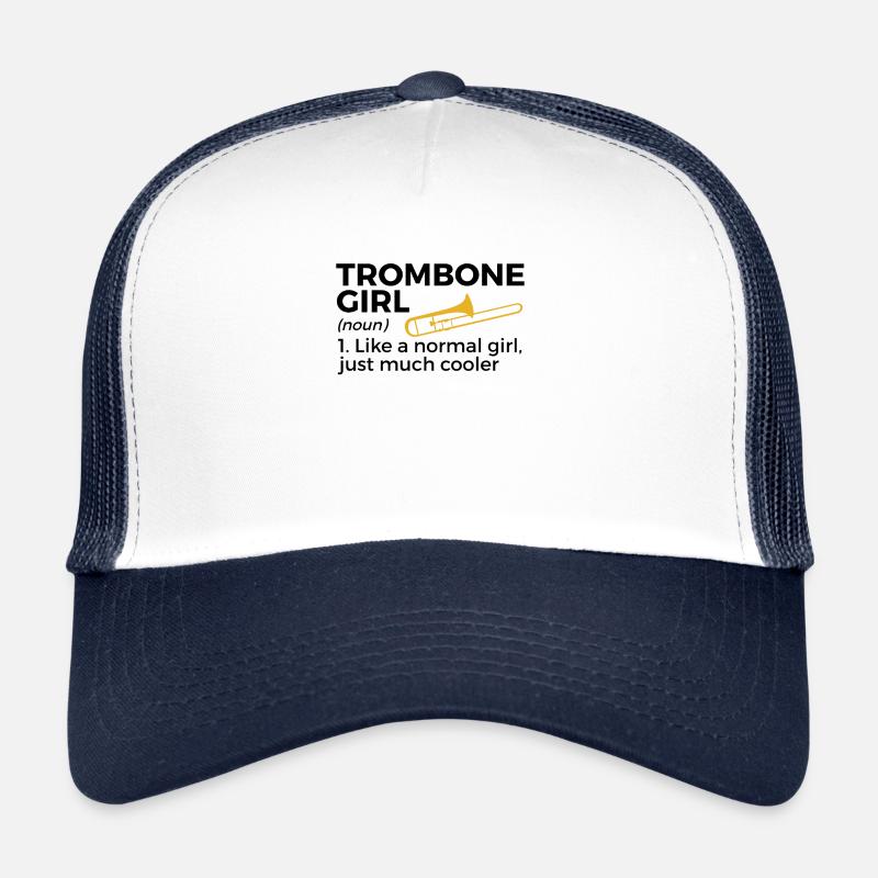 Trombone Musicien Brass Band Casquette trucker 
