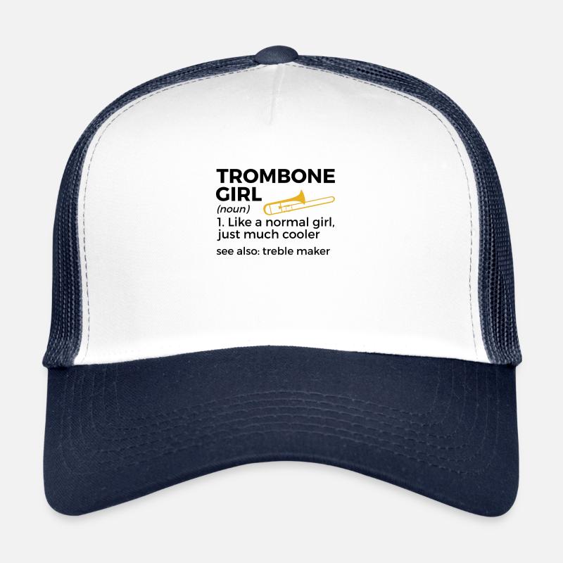 Posaune Musiker Blasmusik Trucker Cap