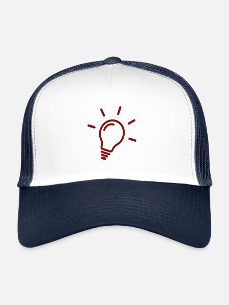 Lamp - Lamp - Trucker Cap - white/navy - Front