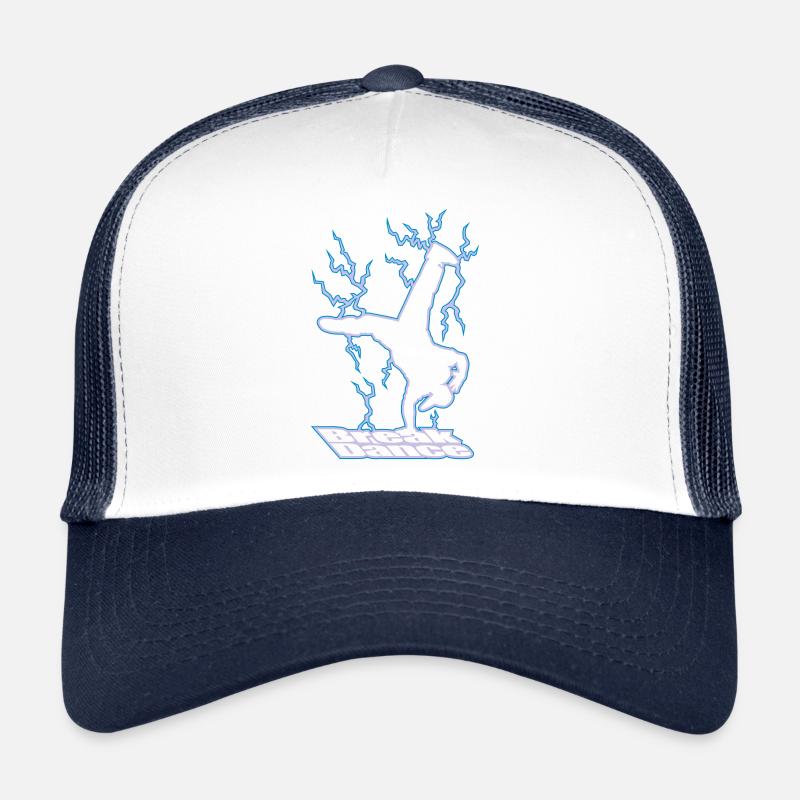 Electric breakdance - Trucker Cap - Weiß/Navy