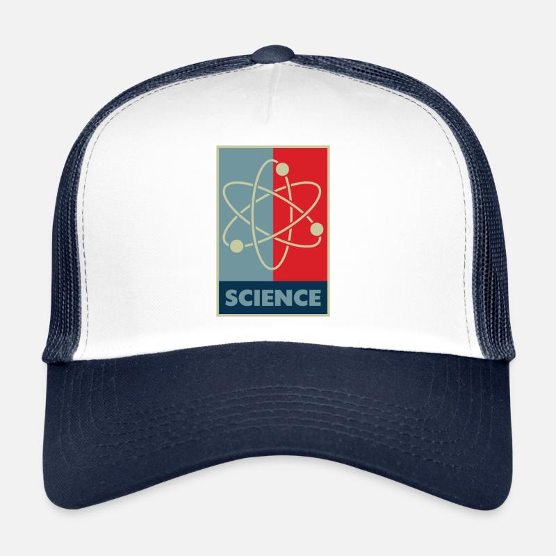 Wissenschaft Atommodell Trucker Cap