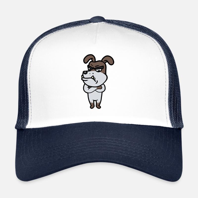 Grimmiger Wachhund Diensthund Kampfhund Trucker Cap