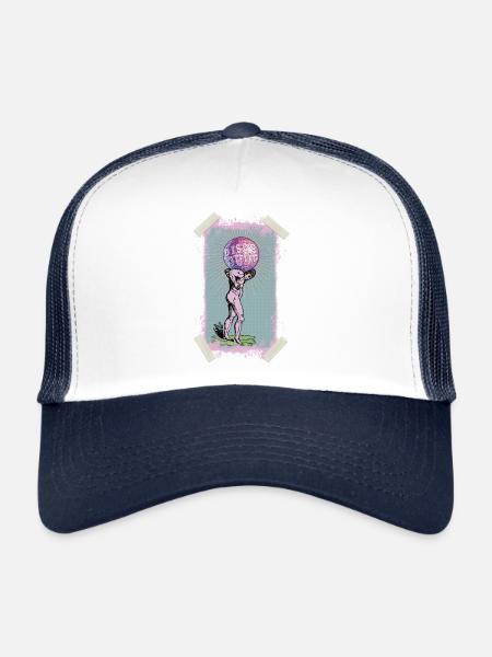 Disco Dude - Casquette trucker - blanc/marine