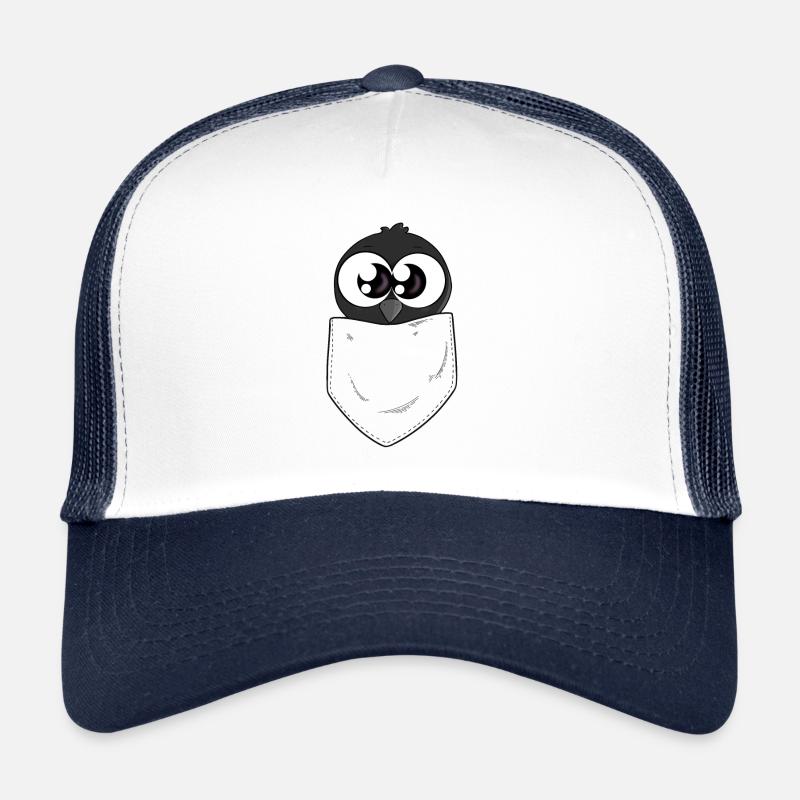 Unti the crow - Trucker Cap - white/navy