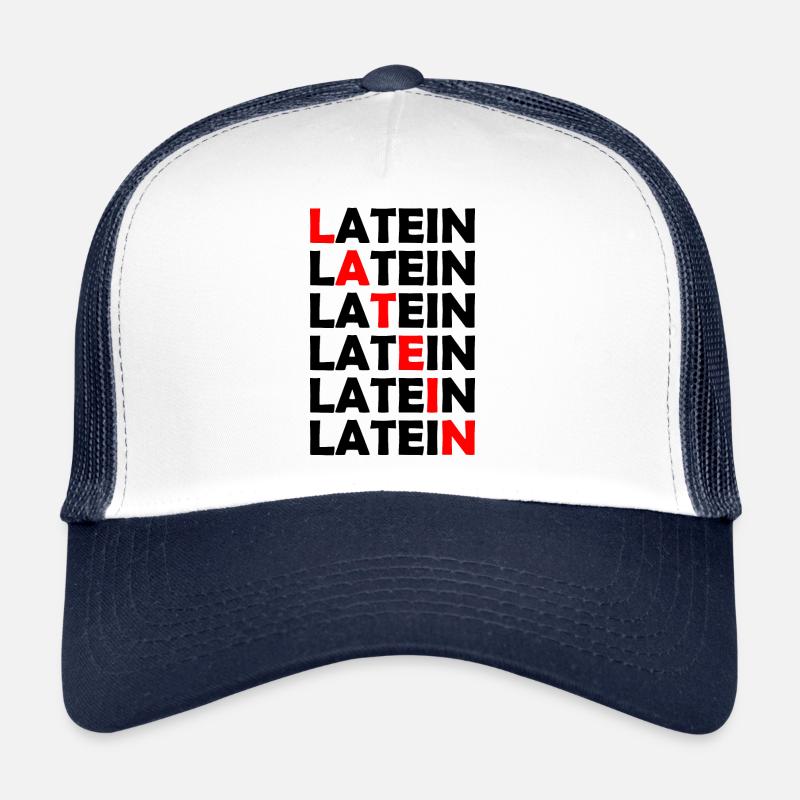 Latein Lehrer Universität Schüler studium - Trucker Cap - Weiß/Navy
