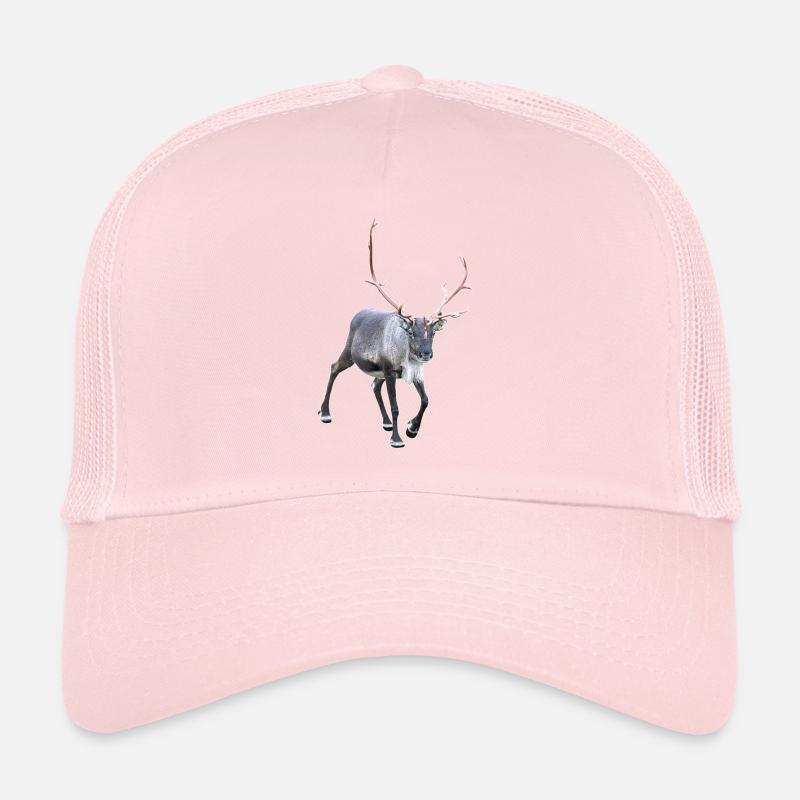 Taureau renne moderne avec grande couronne de corne Casquette trucker 
