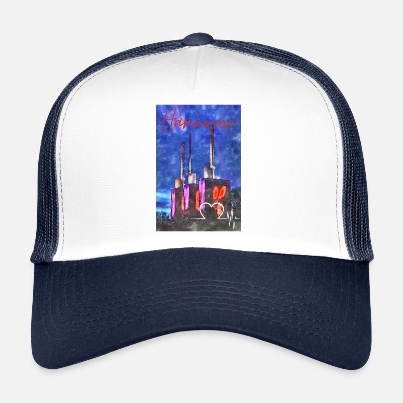 Hannover - Trucker Cap - Weiß/Navy