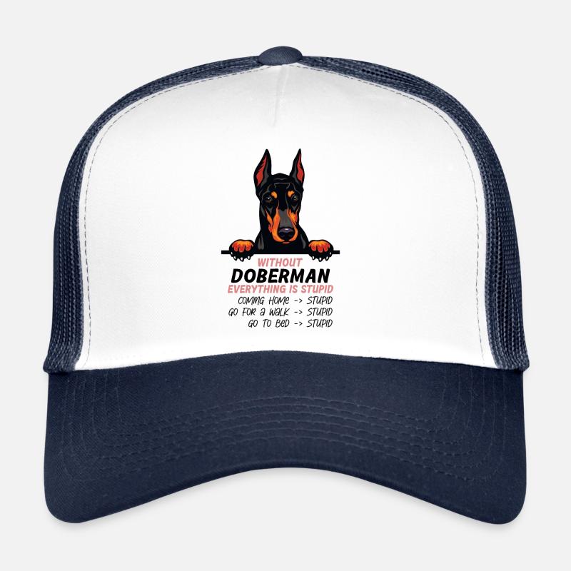 Ohne Doberman ist alles doof Trucker Cap