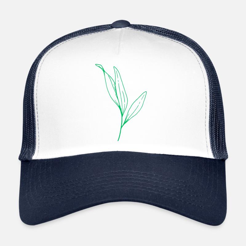 Fleurs, plante, feuille Casquette trucker 