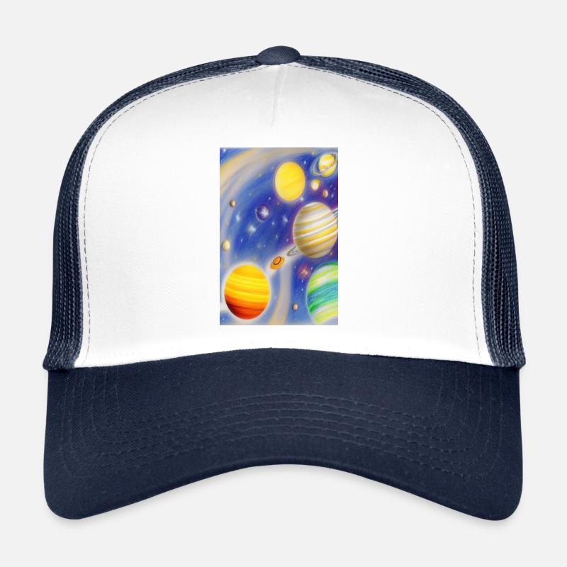 Space and planets Trucker Cap