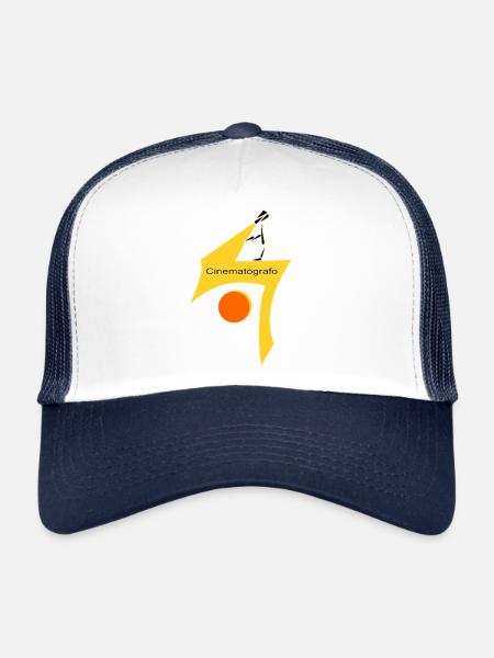 Cinematograph - Trucker Cap - white/navy - Front