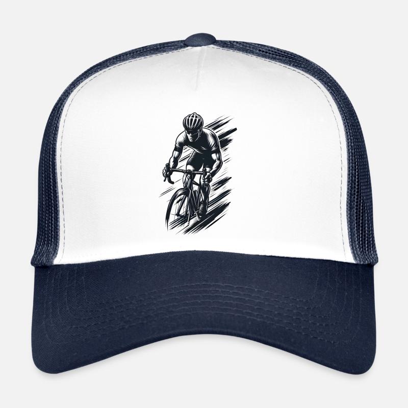 Cycliste, Graphique Casquette trucker 