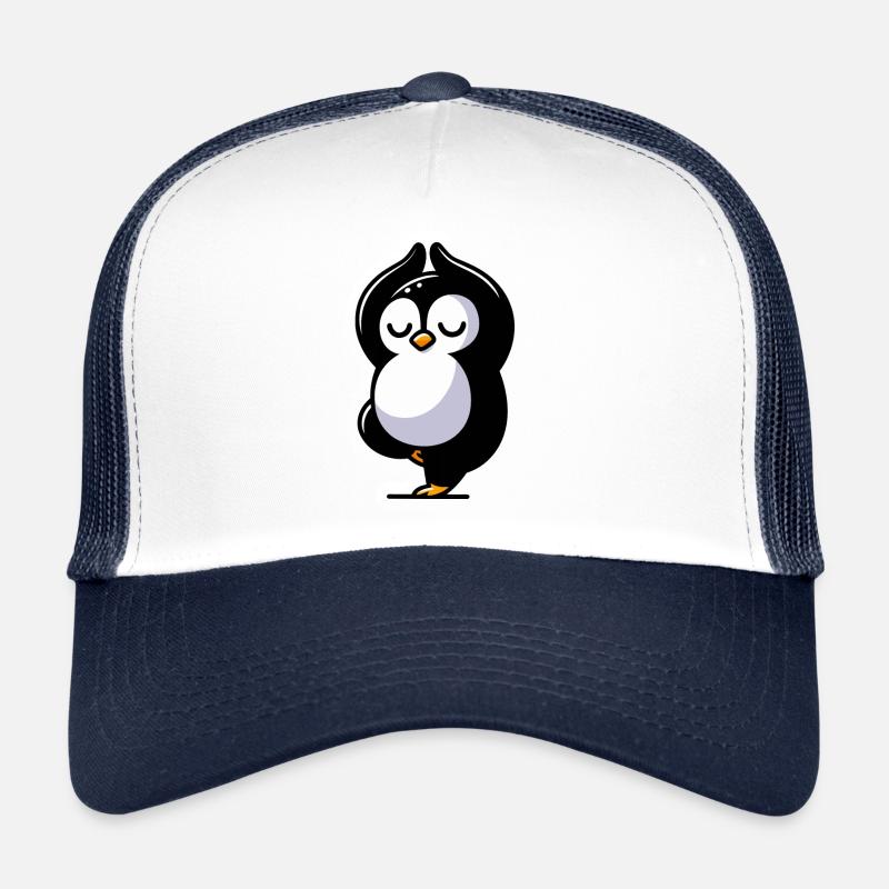 Pingouin de yoga Casquette trucker 