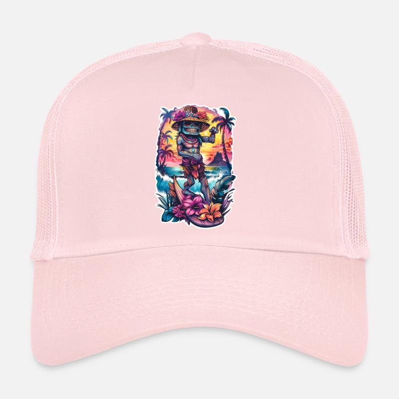 Funny Tiki Statue Trucker Cap