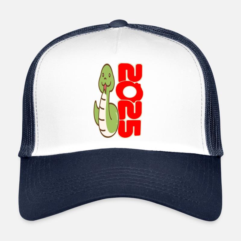 Serpent vert Anime 2025 Casquette trucker 