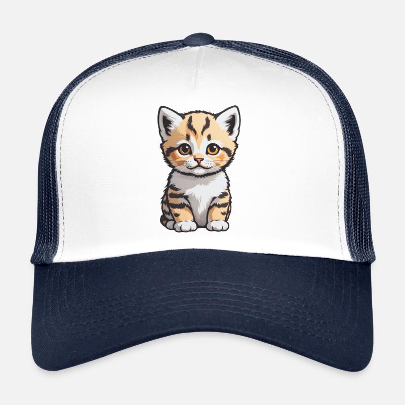 Chat mignon - Conception de chat de compagnie Casquette trucker 