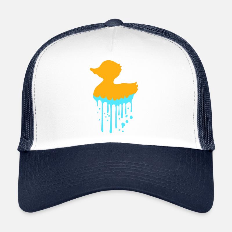 Quietscheente Badeente Wasser Tropfen Graffiti Fun Trucker Cap