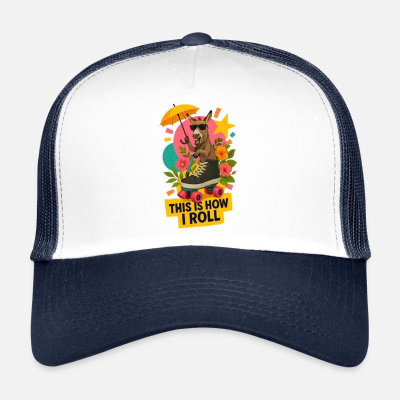 Âne enroulé avec style Casquette trucker 