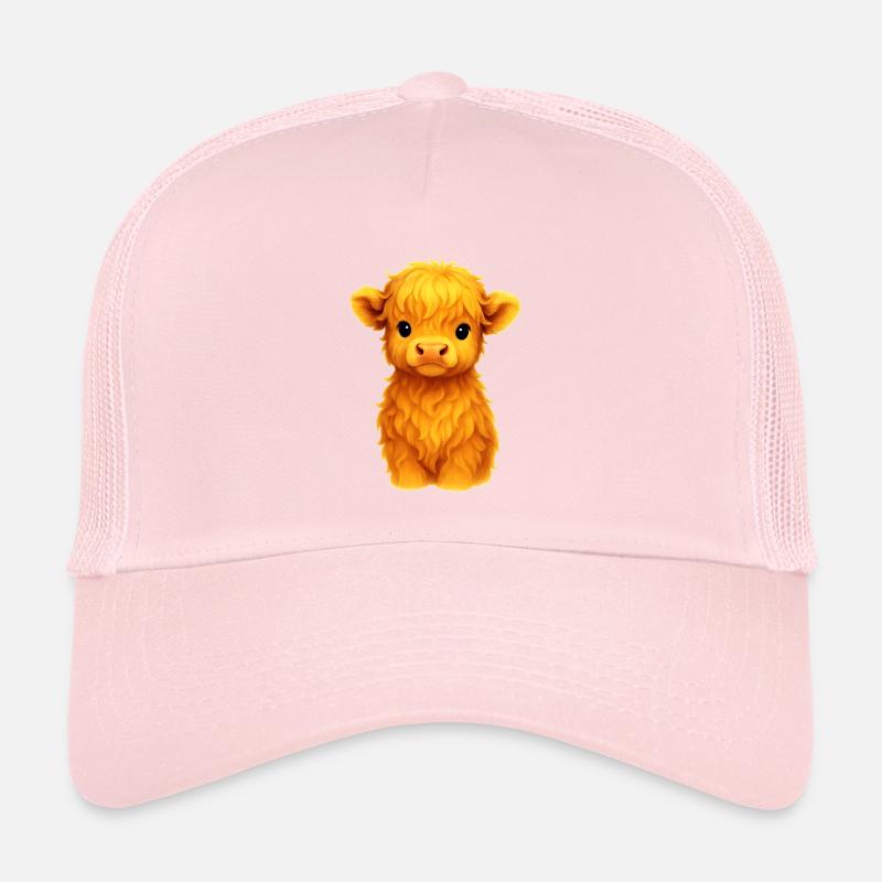 Mignon veau doré dessin animé Casquette trucker 