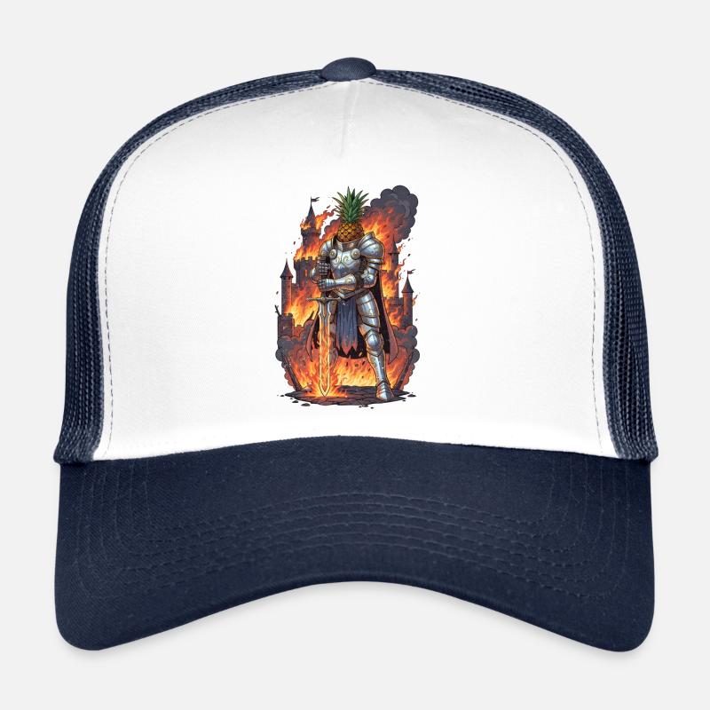 Le chevalier ananas dans le château de feu Casquette trucker 