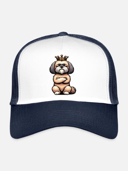 Shih tzu Shih tzu's Shih tzu owner Shih tzu fan - Trucker Cap - white/navy - Front
