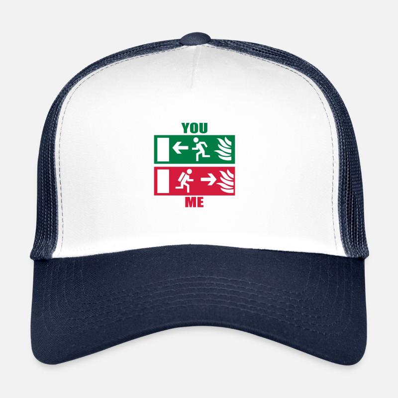 Feuerwehr - Trucker Cap - Weiß/Navy