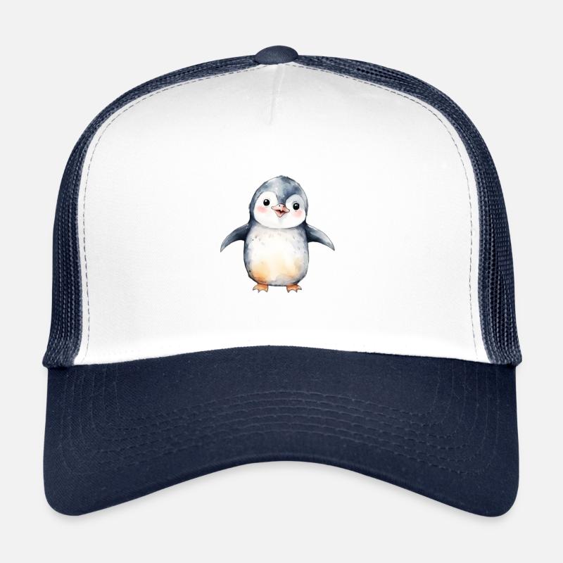 Penguin - Trucker Cap - white/navy