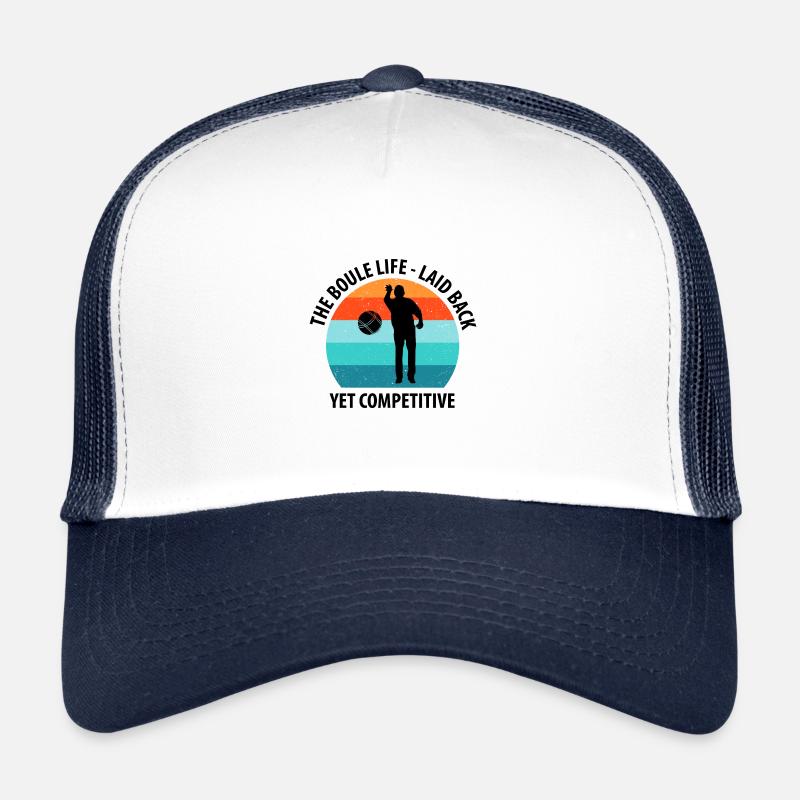 Boule Pétanque Boccia Boules Casquette trucker 