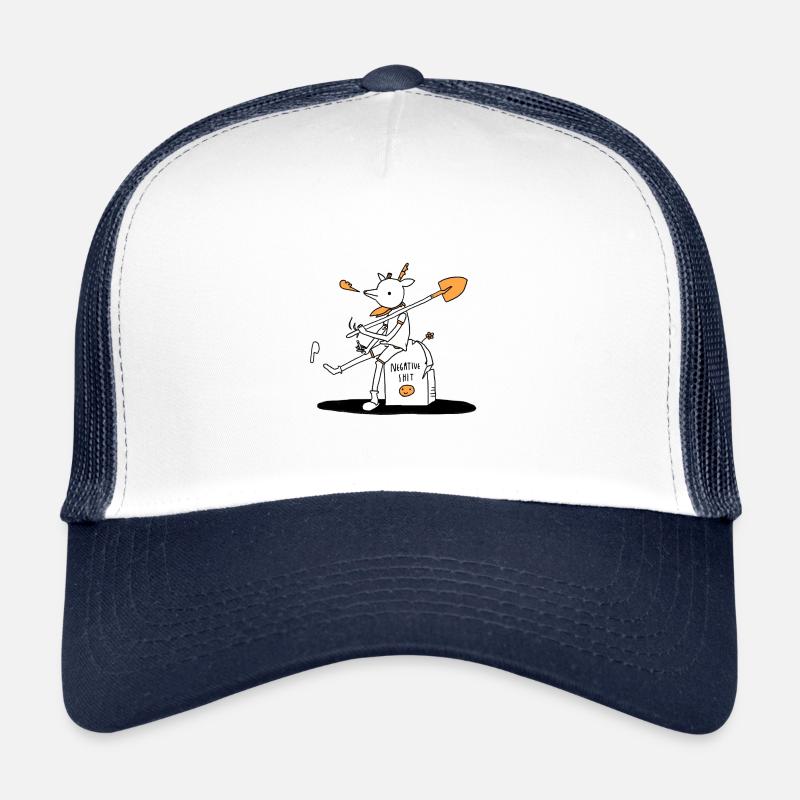 negativ shit png Trucker Cap