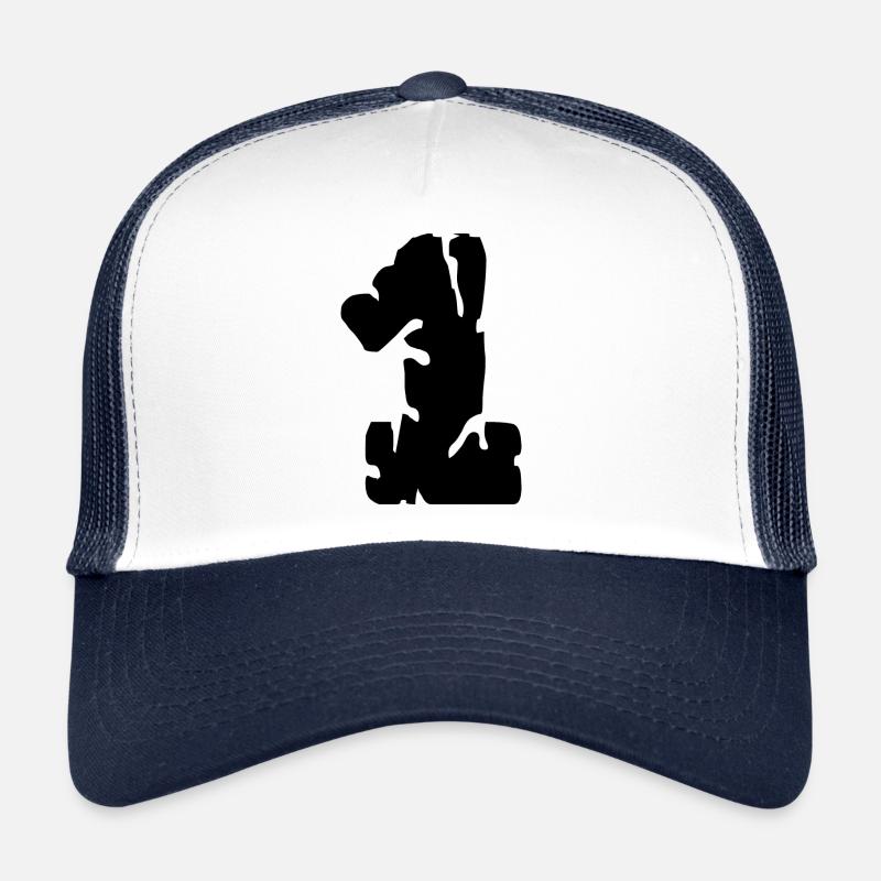 1 Zahl Trikot Trucker Cap