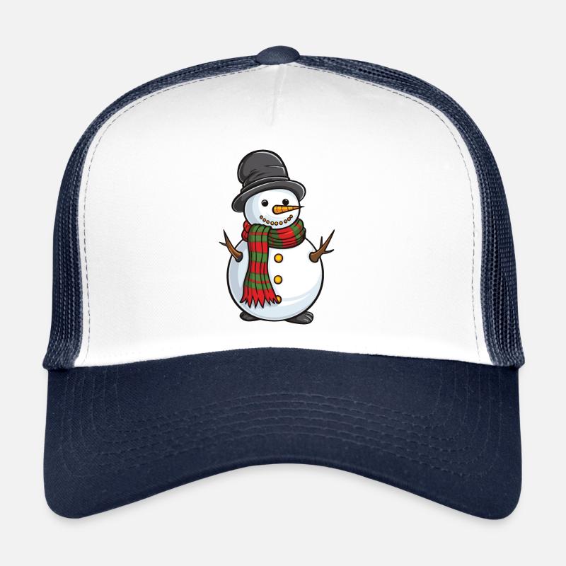 Schneemann Comic Trucker Cap