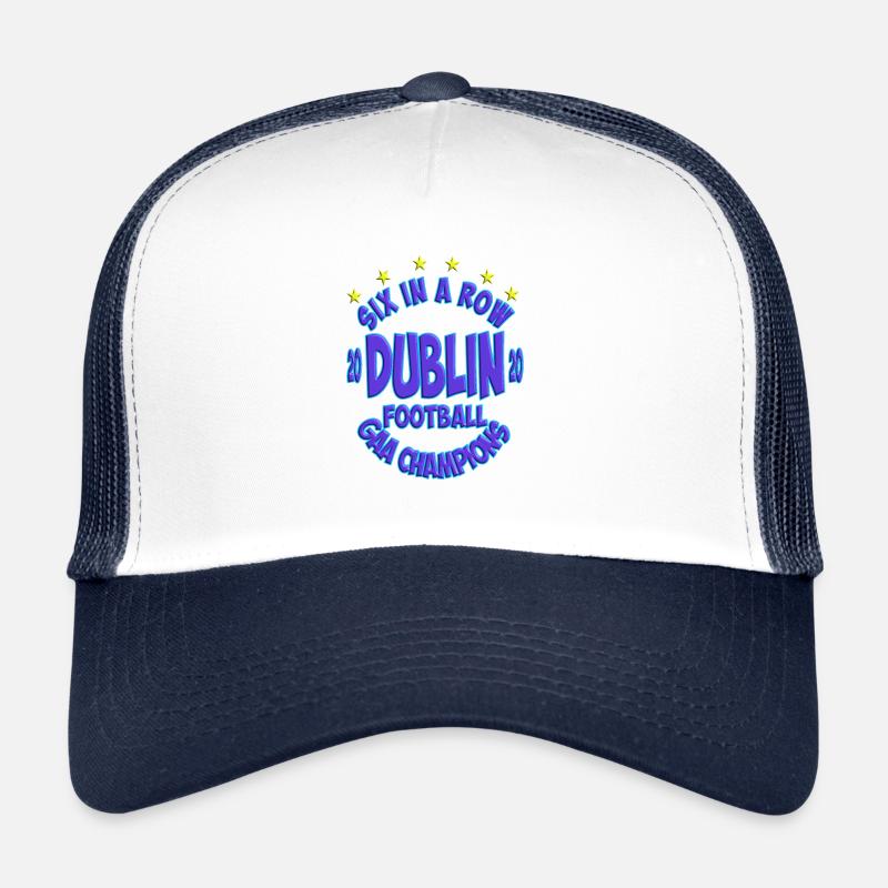 Dublin GAA All Ireland Champions - Trucker Cap - Weiß/Navy