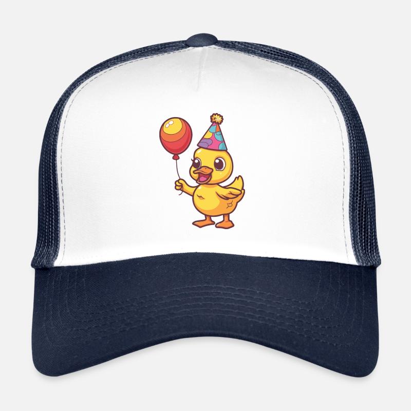 Bande dessinée d’anniversaire de canard Casquette trucker 