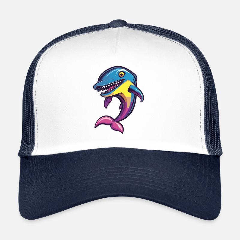 Dolphin Halloween Animal Trucker Cap
