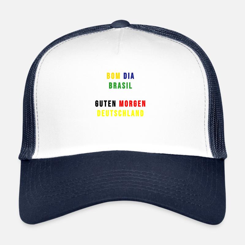 Brasilien Brasilianer Deutschland Geschenkidee Trucker Cap