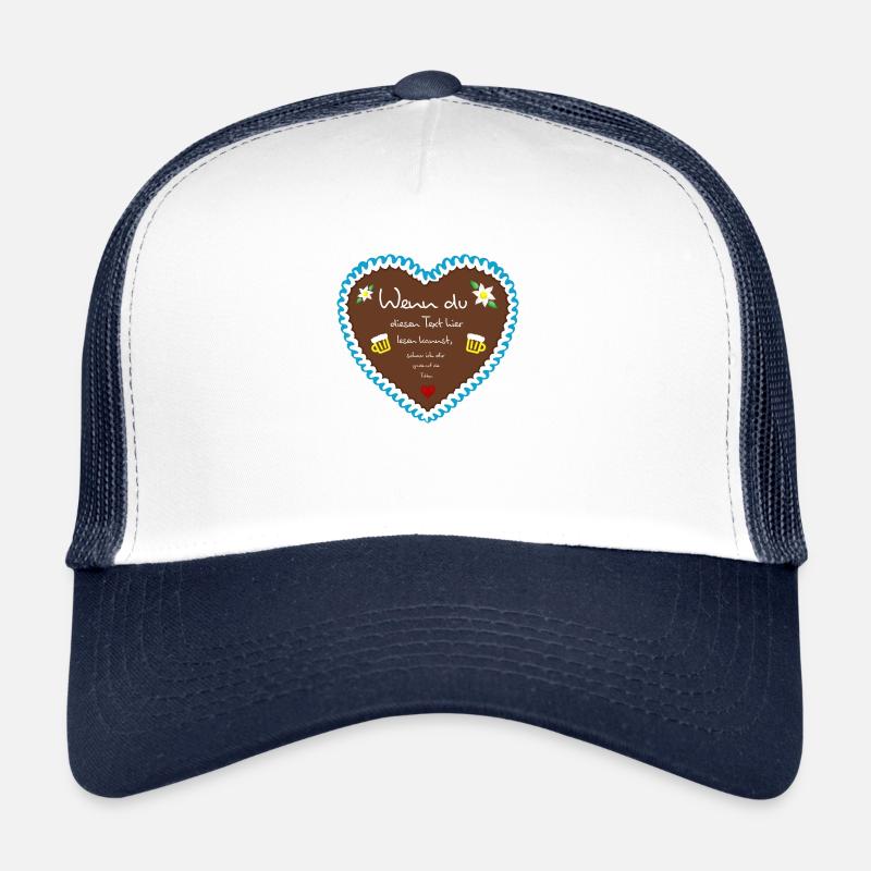 Gingerbread Heart I'll look at you Trucker Cap