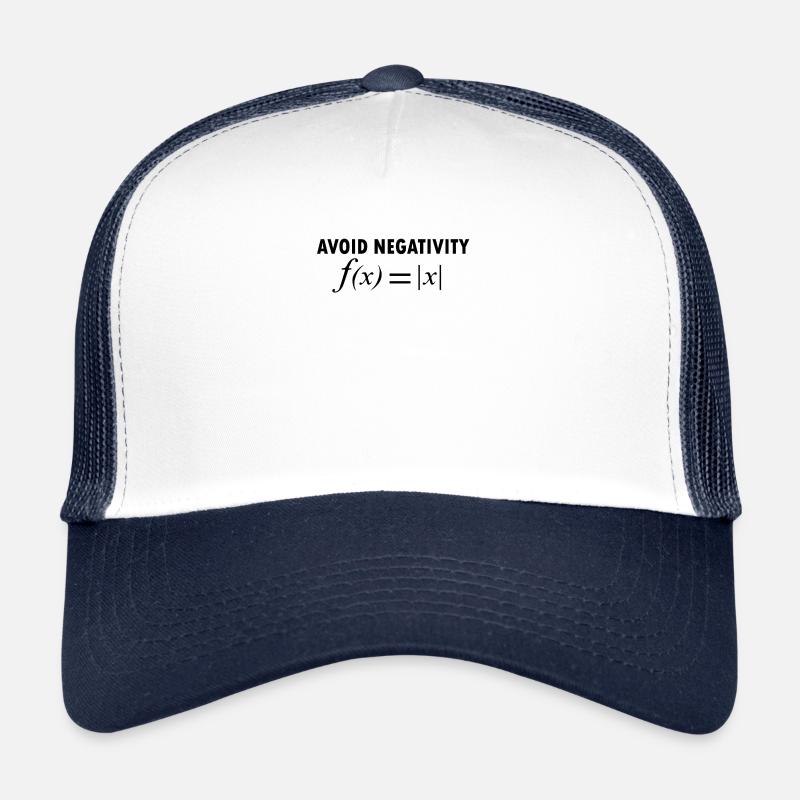 ÉVITER LA NÉGATIVITÉ Casquette trucker 