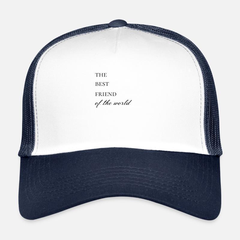 Bester Freund - Trucker Cap - Weiß/Navy