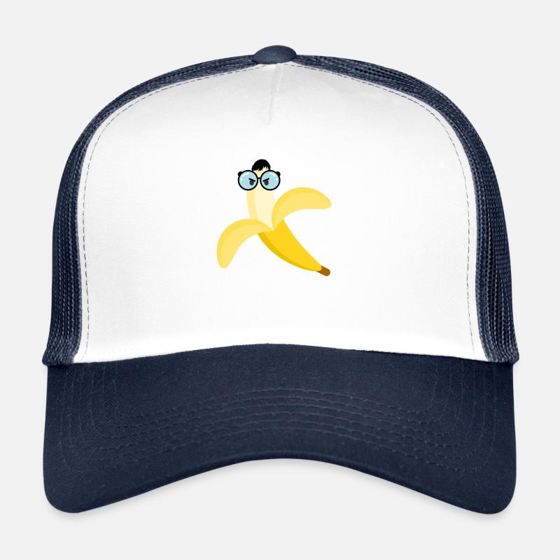 funny banana! - Trucker Cap - white/navy