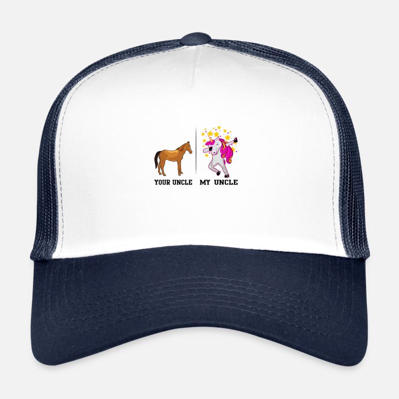 YOUR UNCLE MY UNCLE Trucker Cap