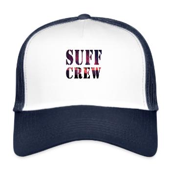Suff Crew Party Holiday Booze Holidaymakers Booze Tour - Trucker Cap - white/navy - Front