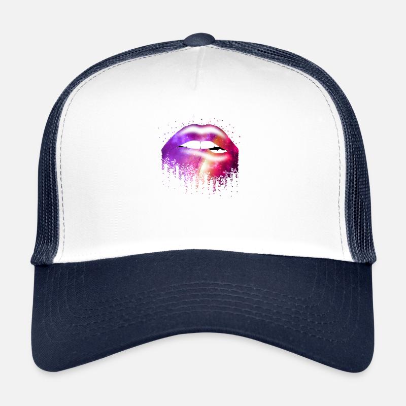 Galaxy Lip - Trucker Cap - white/navy