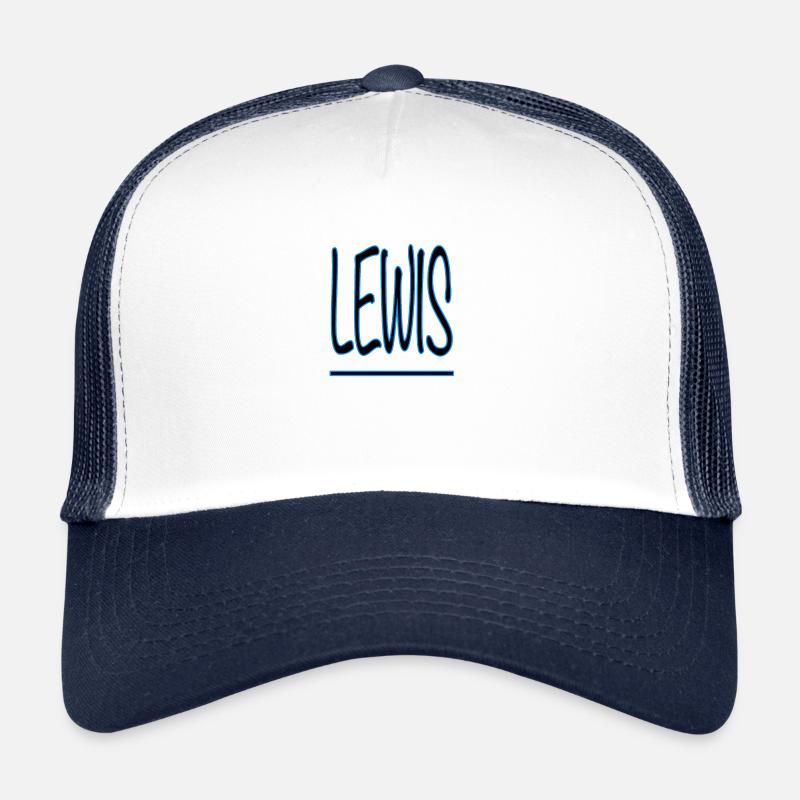 My Name is Lewis - Trucker Cap - white/navy