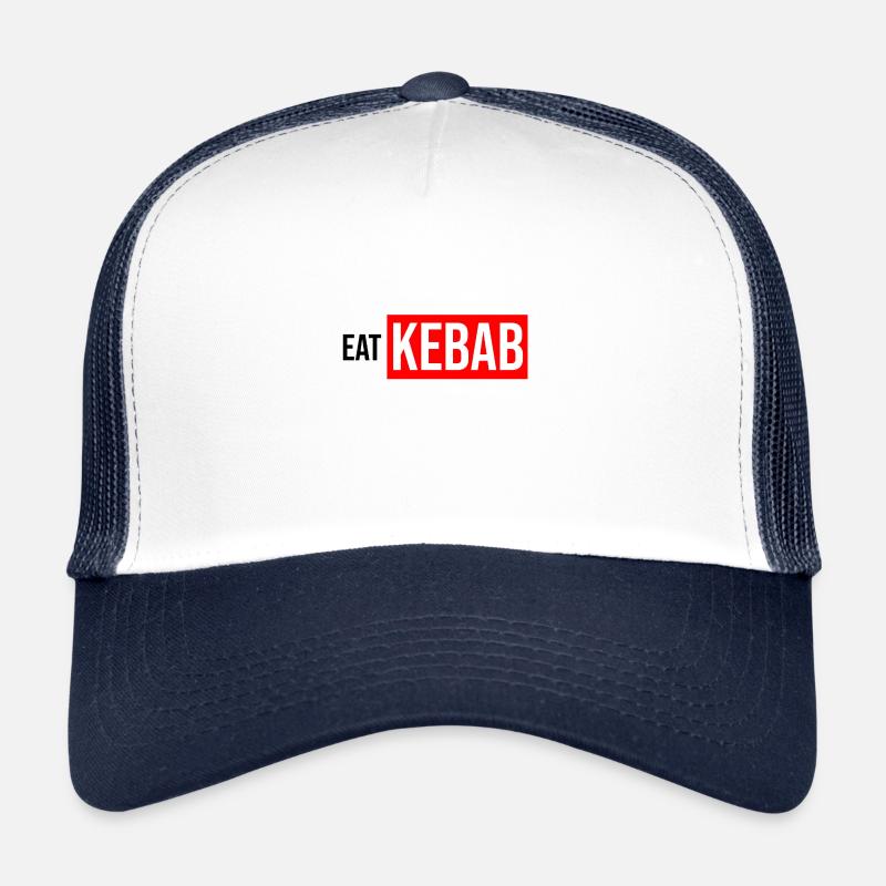 isst ein Fast-Food-Kebab Catering Trucker Cap