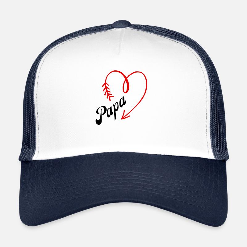 papa cœur Casquette trucker 