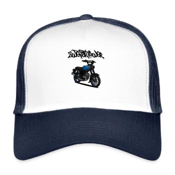 S51 // Tuning // Illustration - Trucker Cap - Weiß/Navy - Vorne