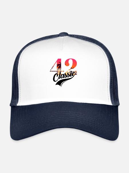 Vintage 1942-42nd anniversary - Trucker Cap - white/navy - Front