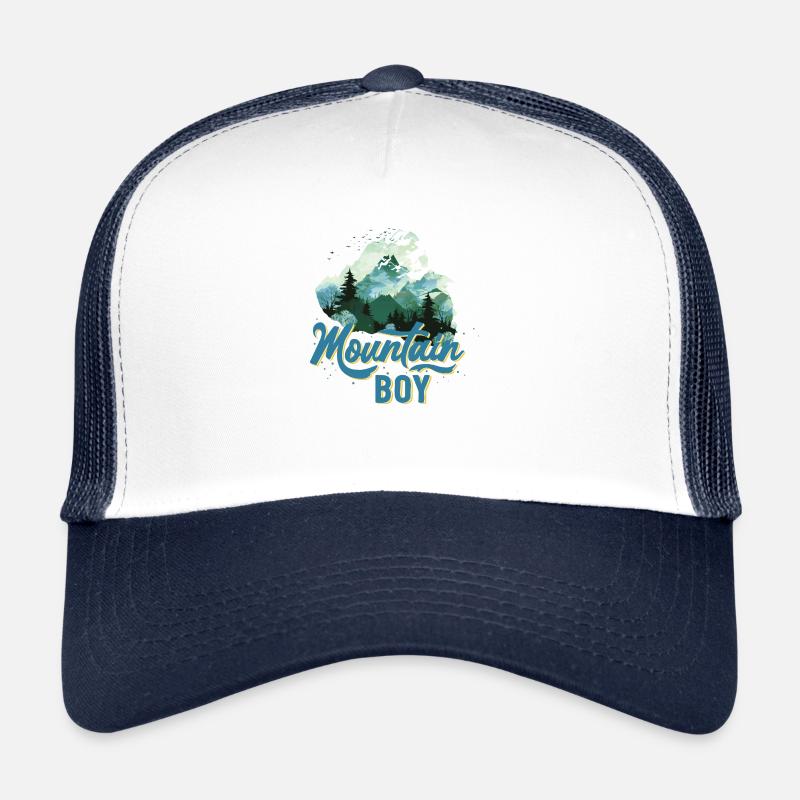 Garçon de montagne coloré Casquette trucker 
