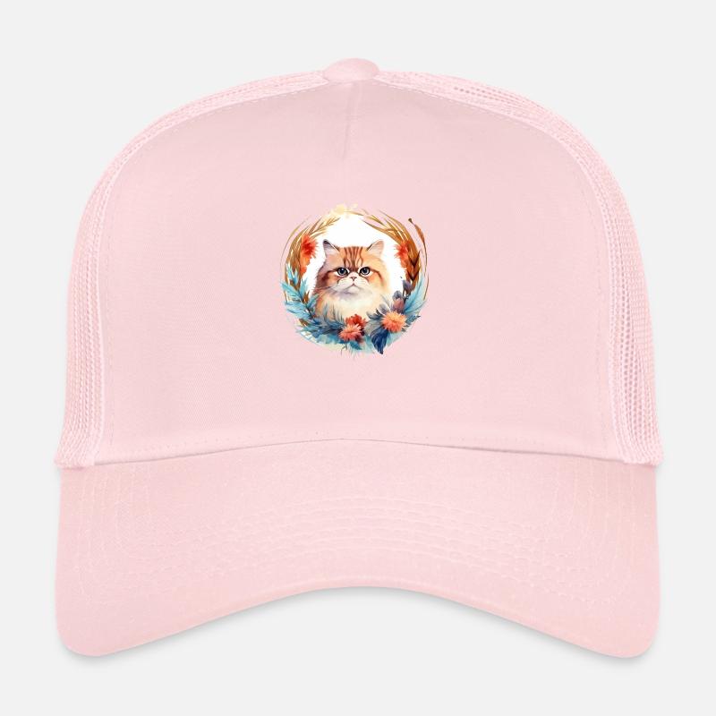 Exotische Kurzhaarkatze Boho-Stil, Liebeskatzen Trucker Cap